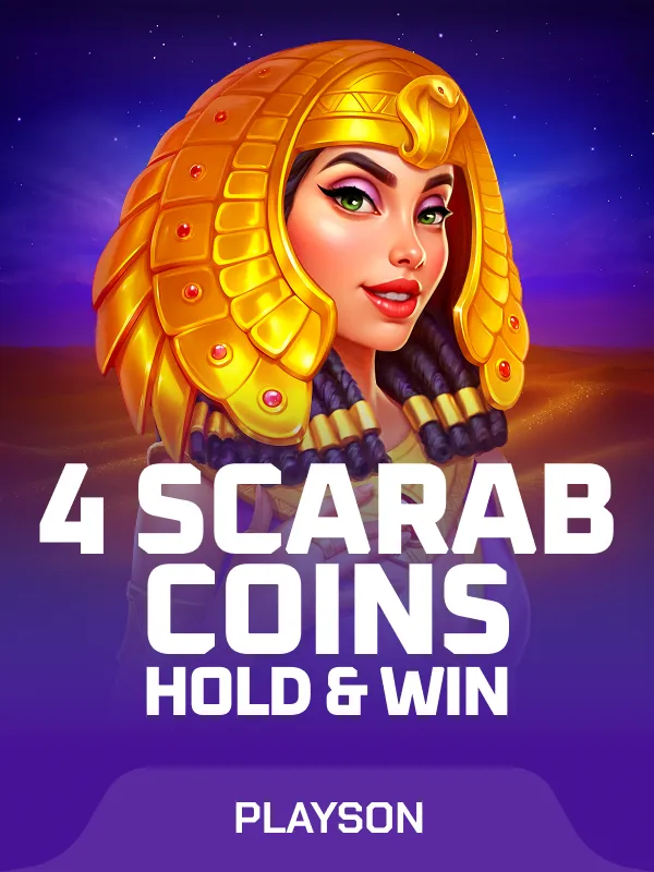 4 Scarab Coins: Hold and Win
